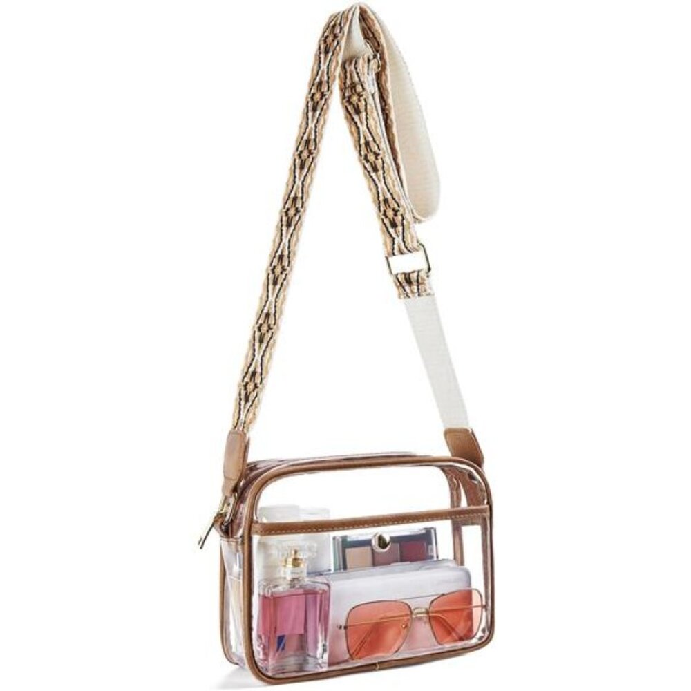 Clear Bag for Stadium Events Clear Purses for Women Stadium Crossbody